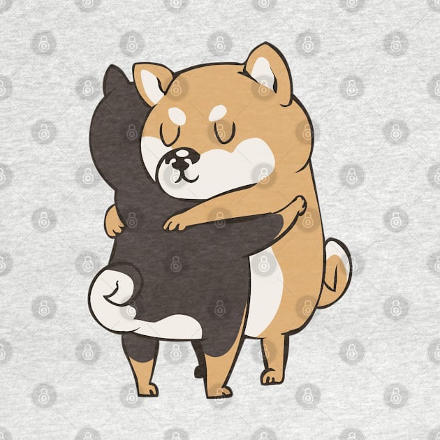 Shiba Inu Hugs by huebucket